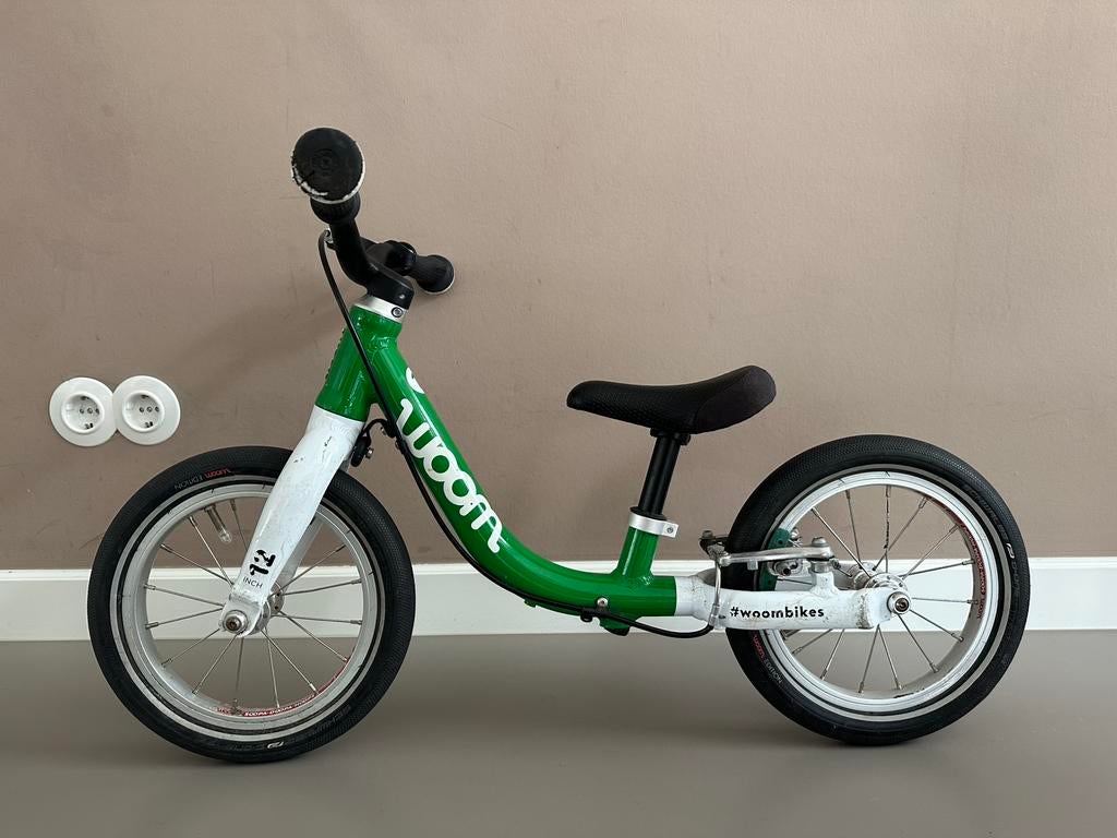 Loopfiets van Woom 1 Go in het groen, Ophalen, Gebruikt, Loopfiets