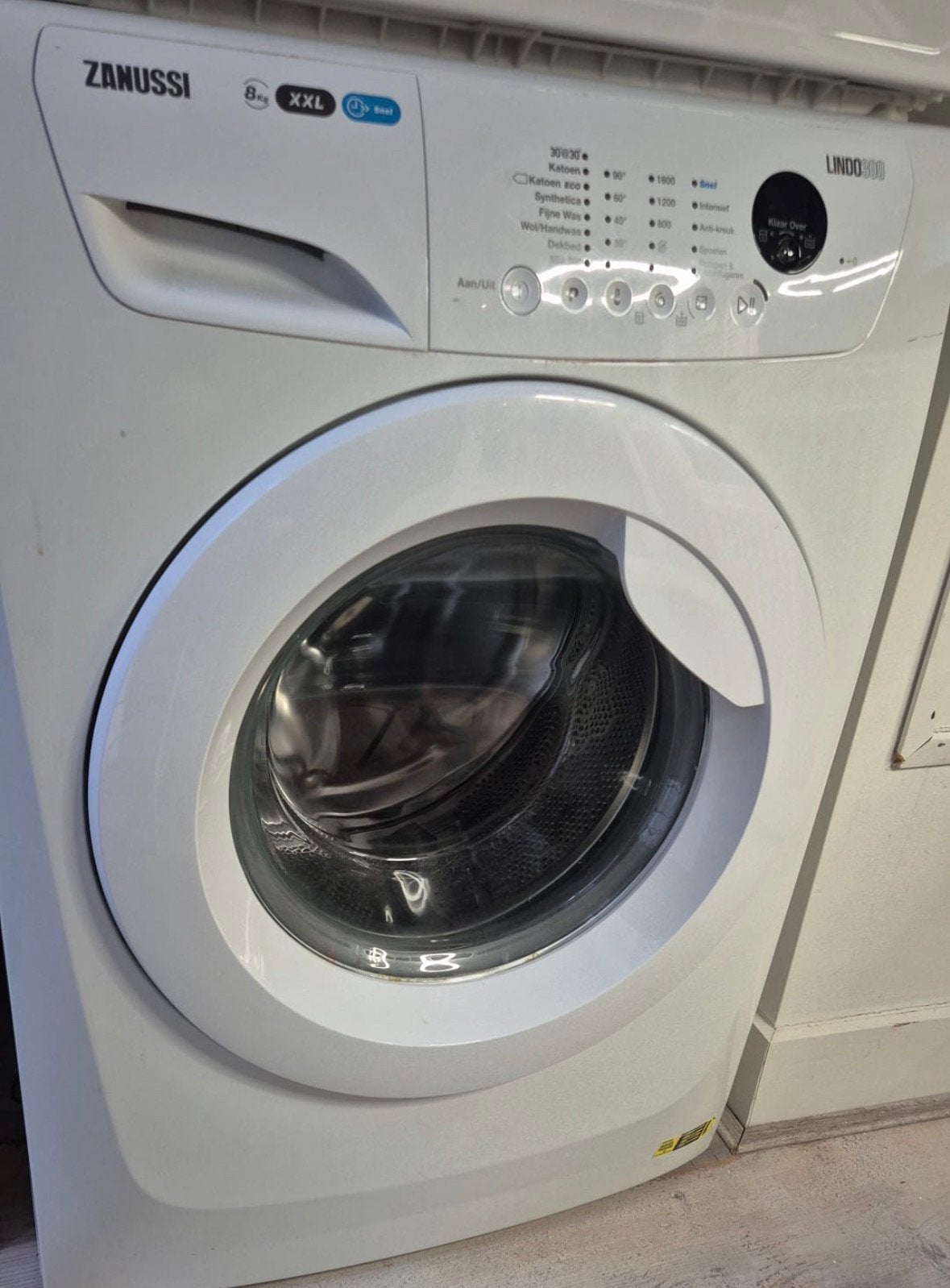 Zanussi, Ophalen, Zo goed als nieuw, 1200 tot 1600 toeren, 85 tot 90 cm