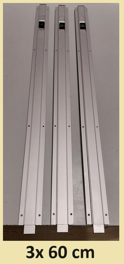 3x Deurschuif, kantschuif, grendel, 60 cm lengte. Bieden., Ophalen of Verzenden, Nieuw, Overige materialen, Schuif of Grendel