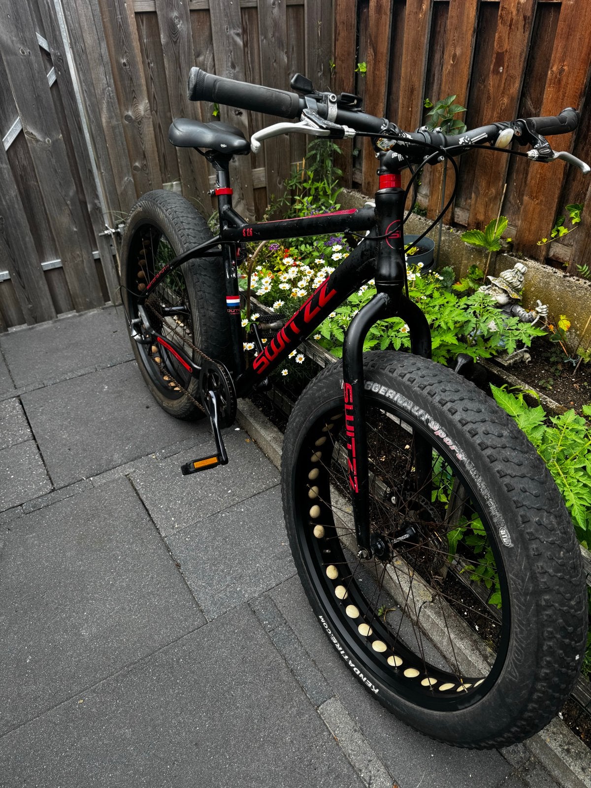 Switzz Fatbike S 2.6 - Versnelling moet nagekeken worden, Minder dan 10 versnellingen, Gebruikt, 26 inch, Schijfrem