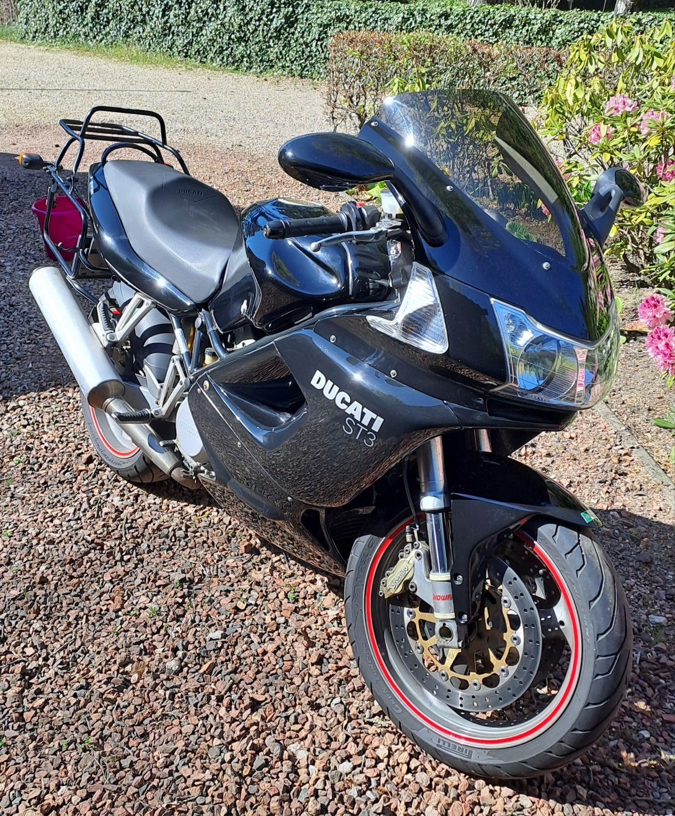 Ducati ST3 zwart uit 2007 - 17400 km,, 2 cilinders, Occasion, Motorrijbewijs A, Particulier