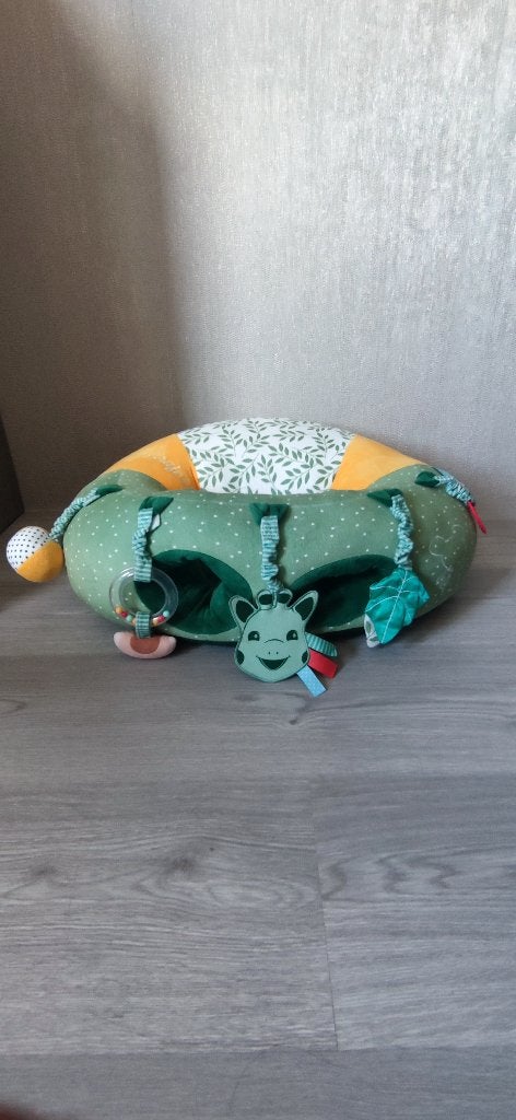 Sophie de Giraf baby zitkussen met speeltjes, Ophalen of Verzenden, Zo goed als nieuw, Jongen of Meisje