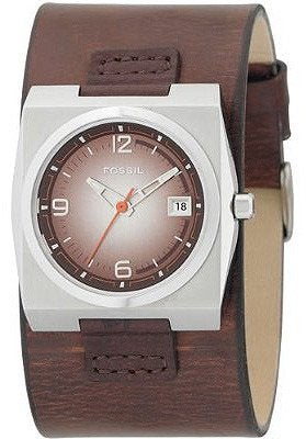 Fossil JR9650 heren horloge, Sieraden, Tassen en Uiterlijk, Horloges | Heren, Overige merken, Leer, Polshorloge, Ophalen of Verzenden