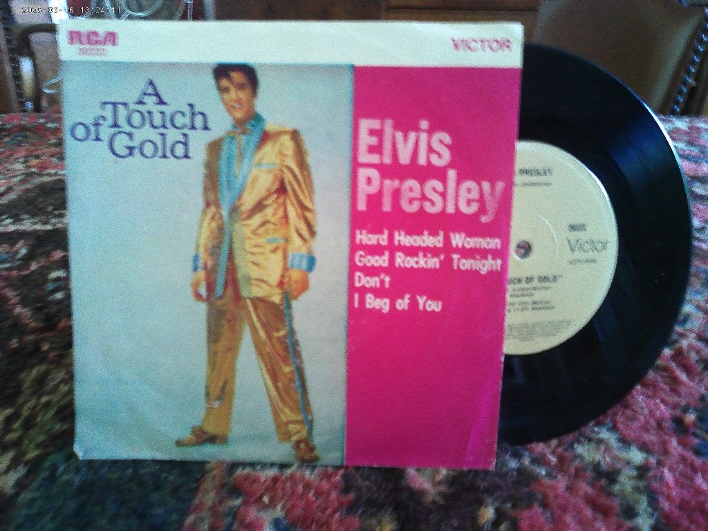 ELVIS PRESLEY, Cd's en Dvd's, Vinyl Singles, Ophalen of Verzenden, Zo goed als nieuw, Pop, EP
