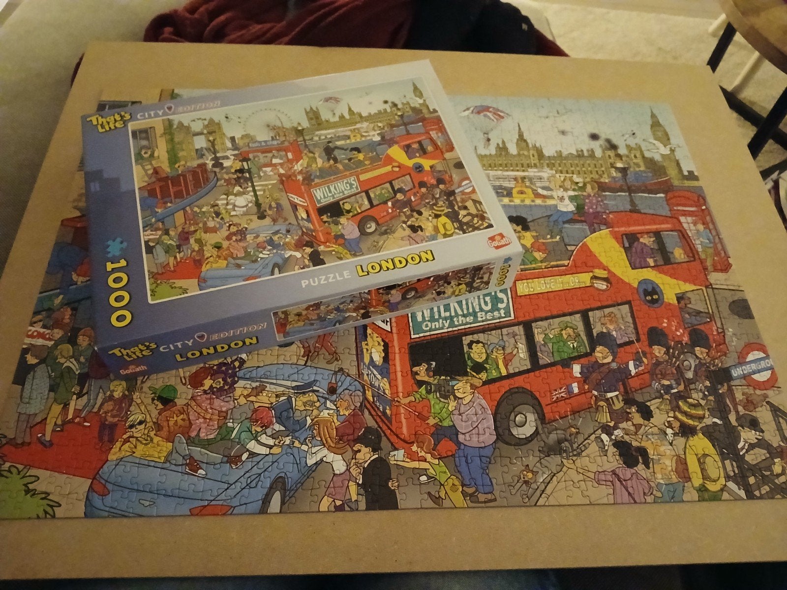 That's Life City Edition Londen 1000 stukjes, Ophalen of Verzenden, 500 t/m 1500 stukjes, Zo goed als nieuw, Legpuzzel