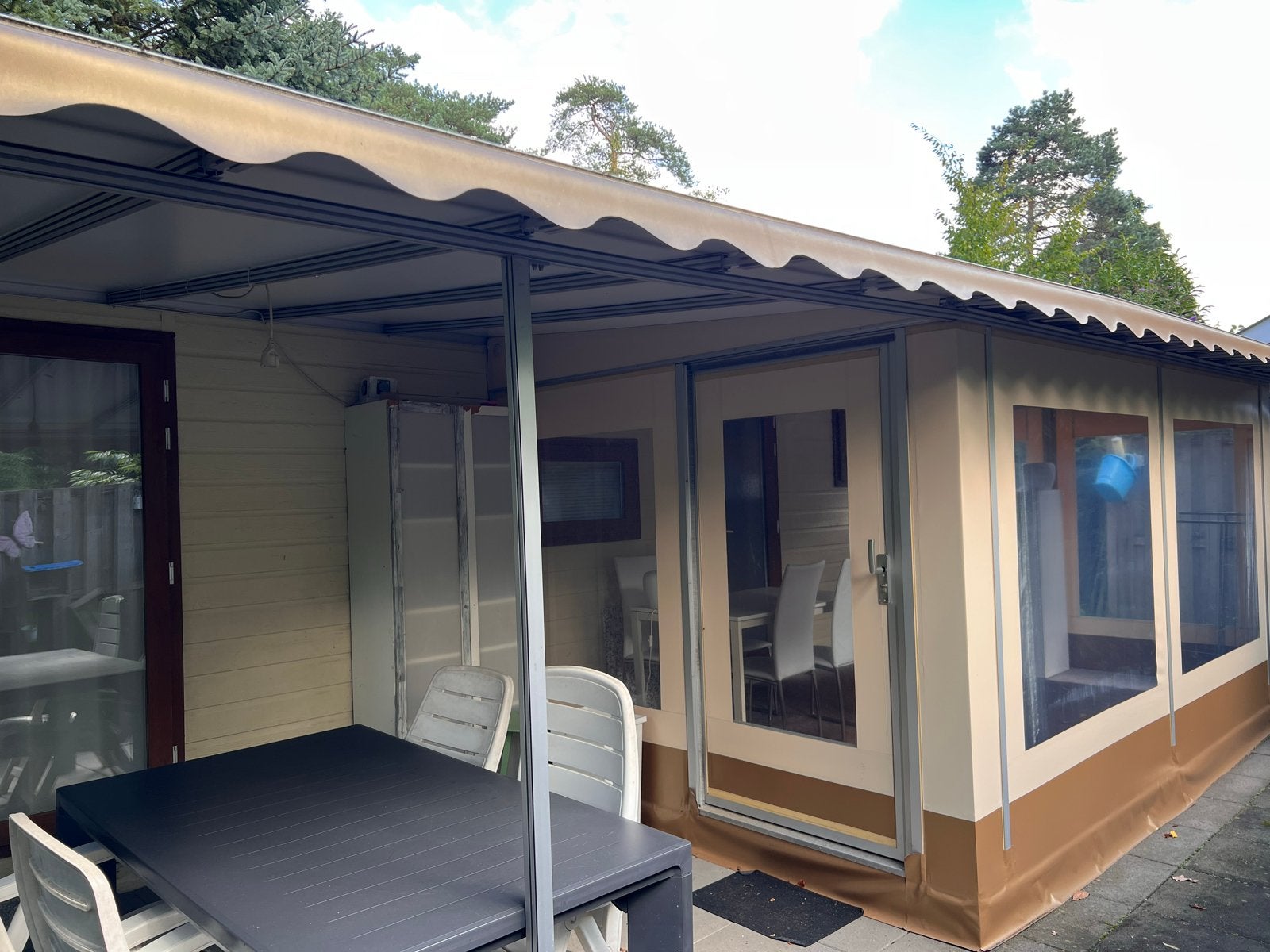 Tournesol winterharde voortent met luifel, Caravans en Kamperen, Ophalen, Gebruikt, Overige merken