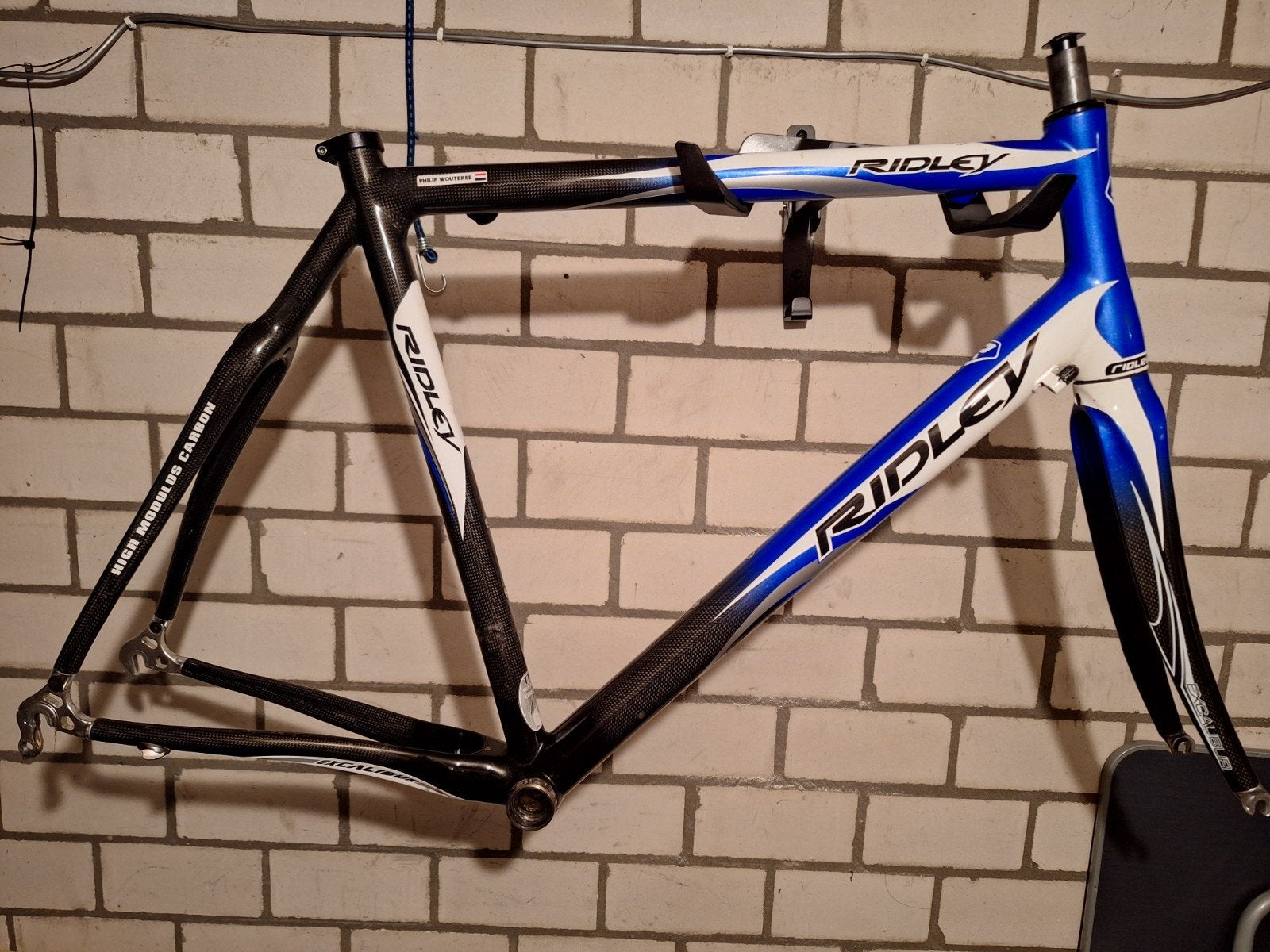 Ridley Excalibur full carbon racefiets frame maat 57/L, Ophalen, Gebruikt, Carbon, Meer dan 20 versnellingen