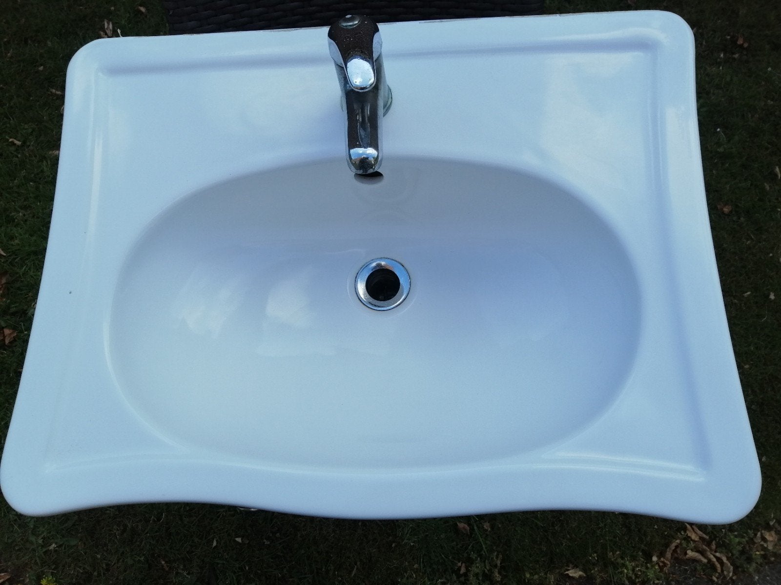 mooi gevormde wasbak., Minder dan 100 cm, Wasbak of Wastafel, 25 tot 50 cm, 50 tot 100 cm