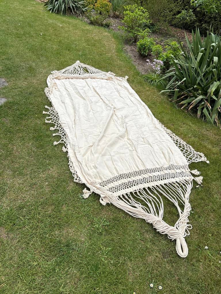 Meerpersoons Hangmat - Made in Brazil, Meerpersoons, Ophalen of Verzenden, Zo goed als nieuw, Met standaard