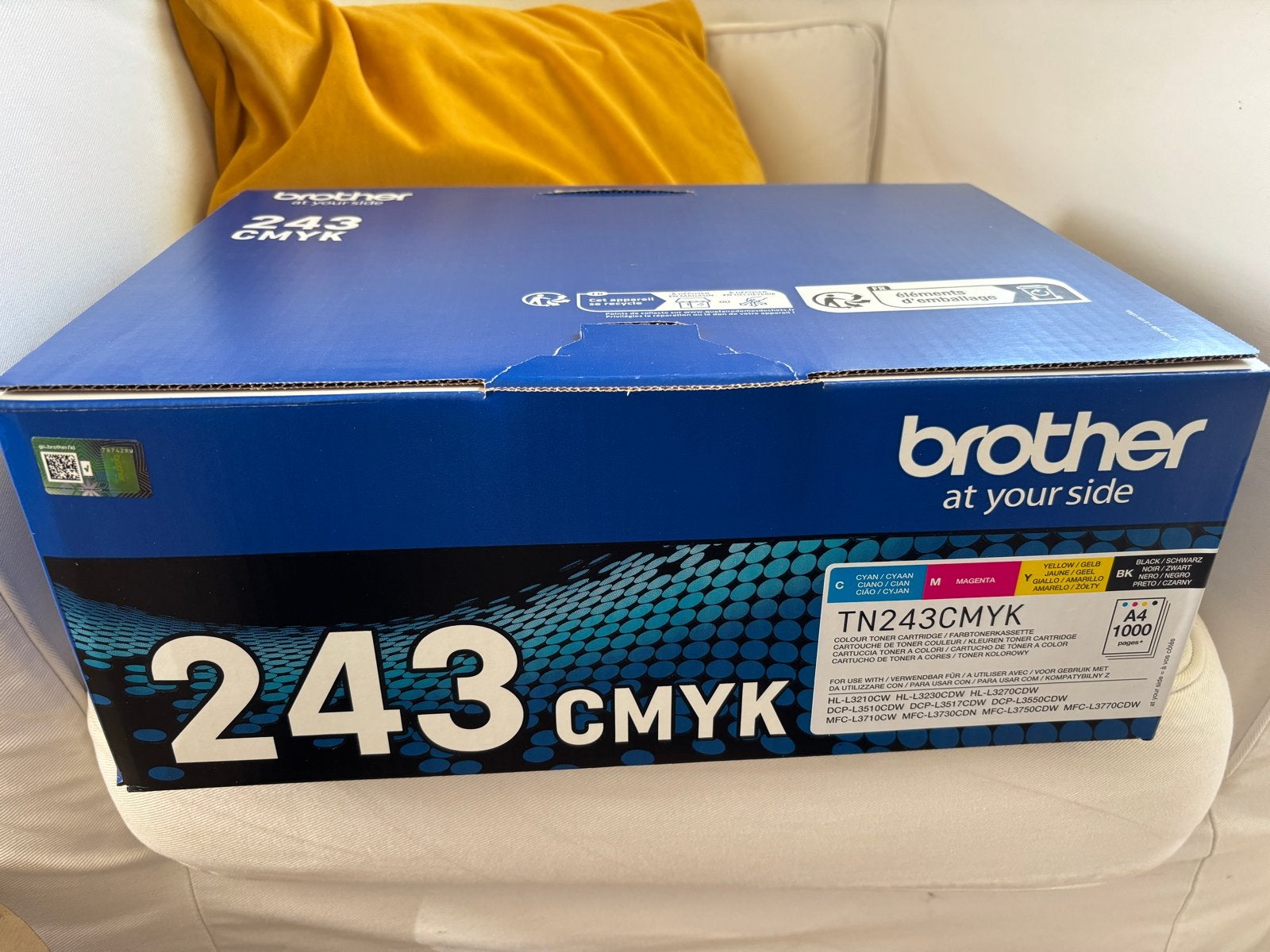 Brother TN-243CMYK Multipack Cartridges - Origineel, Ophalen of Verzenden, Nieuw, Cartridge