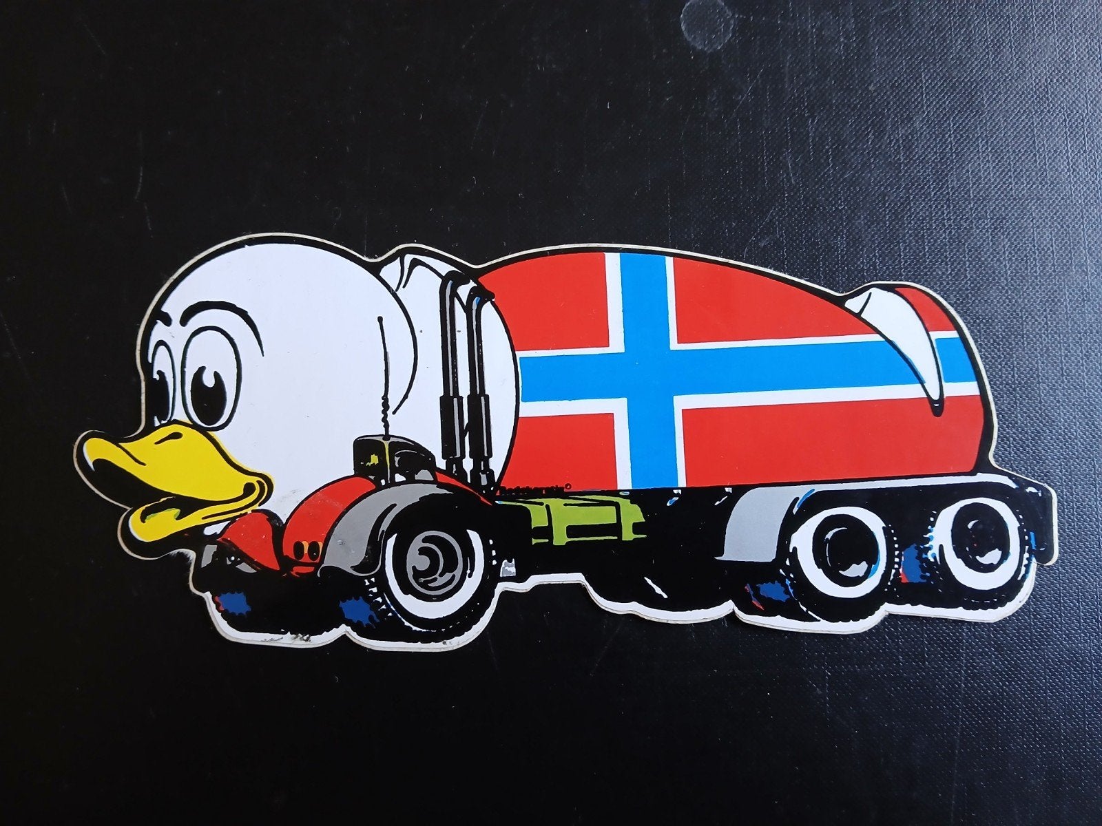 Noorse Duck sticker Holland Duck, Ophalen of Verzenden, Zo goed als nieuw, Auto's