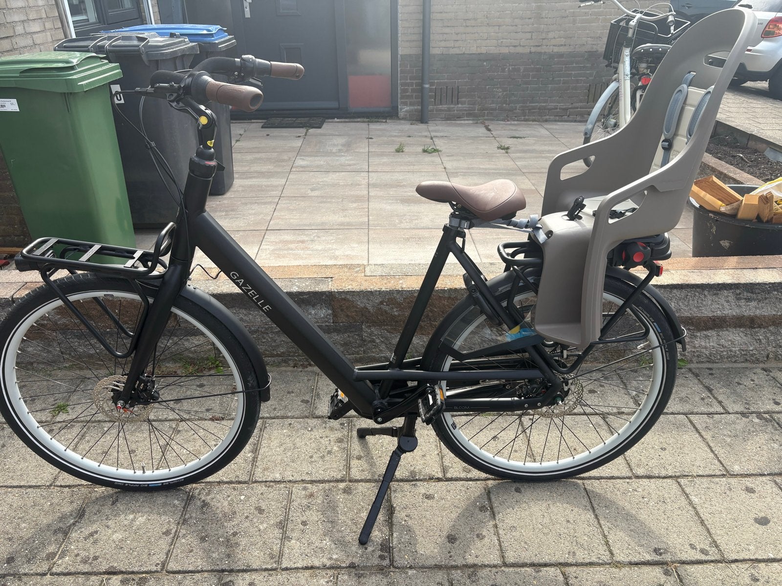 Gazelle Bloom moederfiets met kinderzitje en 7 versnellingen, Ophalen, 50 tot 53 cm, Schijfrem, Gazelle