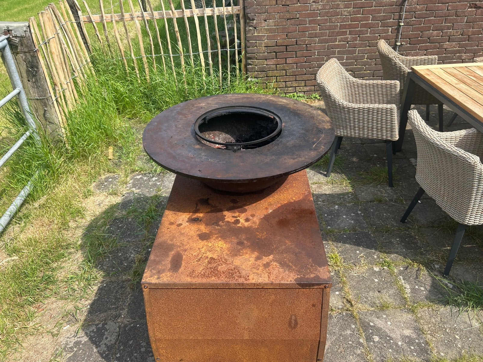 Bbq plancha te koop., Ophalen of Verzenden, Zo goed als nieuw, Nvt, Nvt