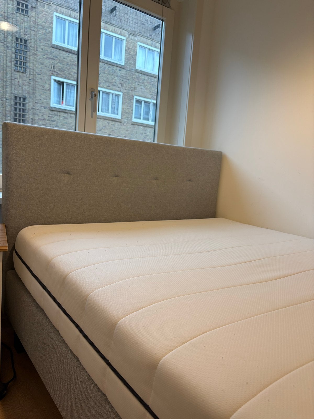 Boxspring pocketvering 140x200cm, Huis en Inrichting, Slaapkamer | Boxsprings, Ophalen, Gebruikt, 140 cm, Twijfelaar