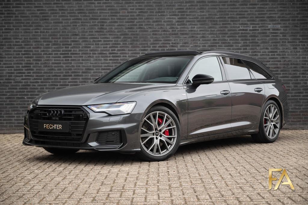Audi A6 Avant 55 TFSIe S edition Competition, Auto's, Gebruikt, 4 cilinders, Leder en Stof, 14 km/l