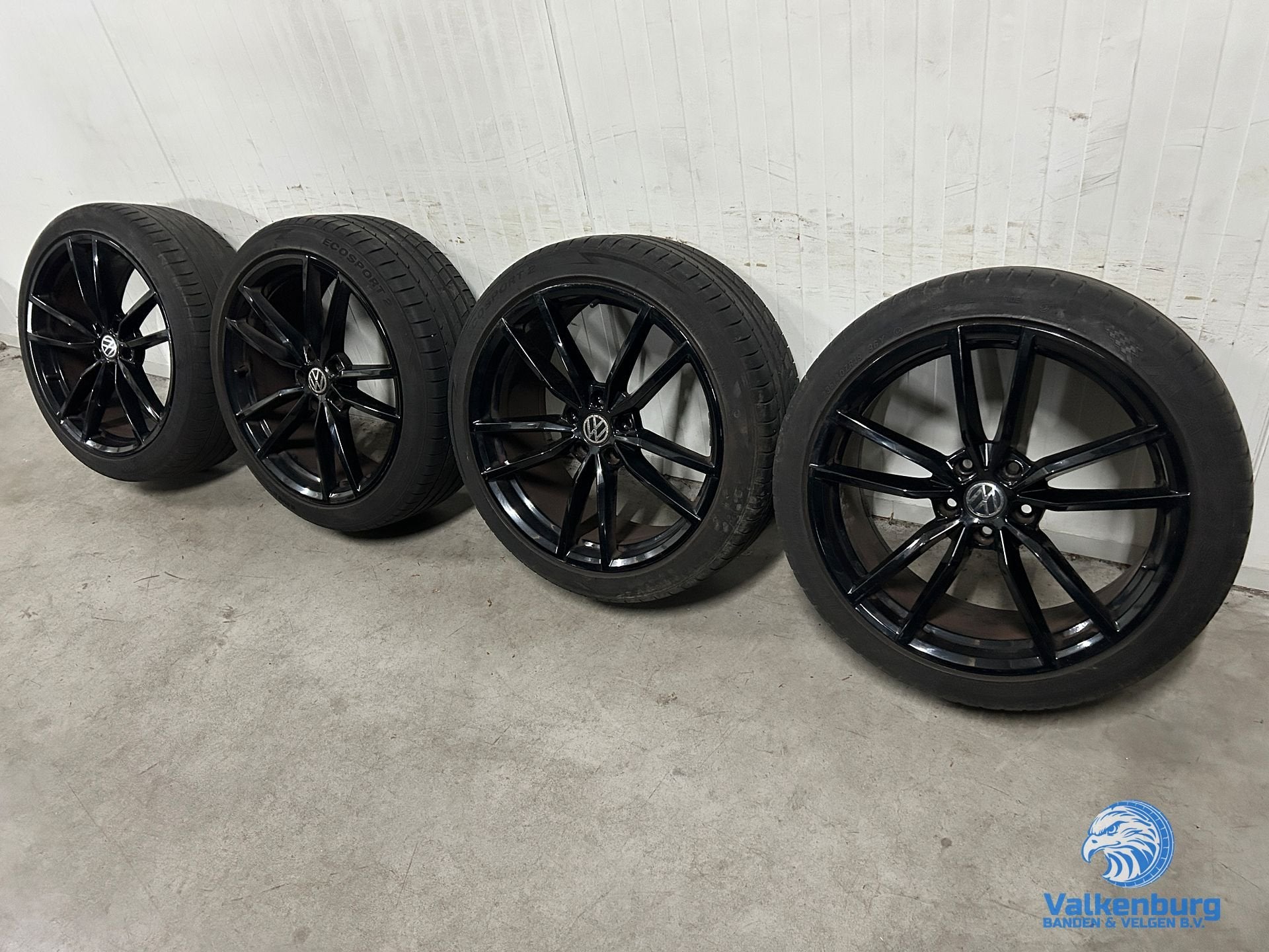 VW Caddy Passat 19 inch zwarte Pretoria look velgen 5x112 zo, Auto-onderdelen, Banden en Velgen, 19 inch, Gebruikt, -, -