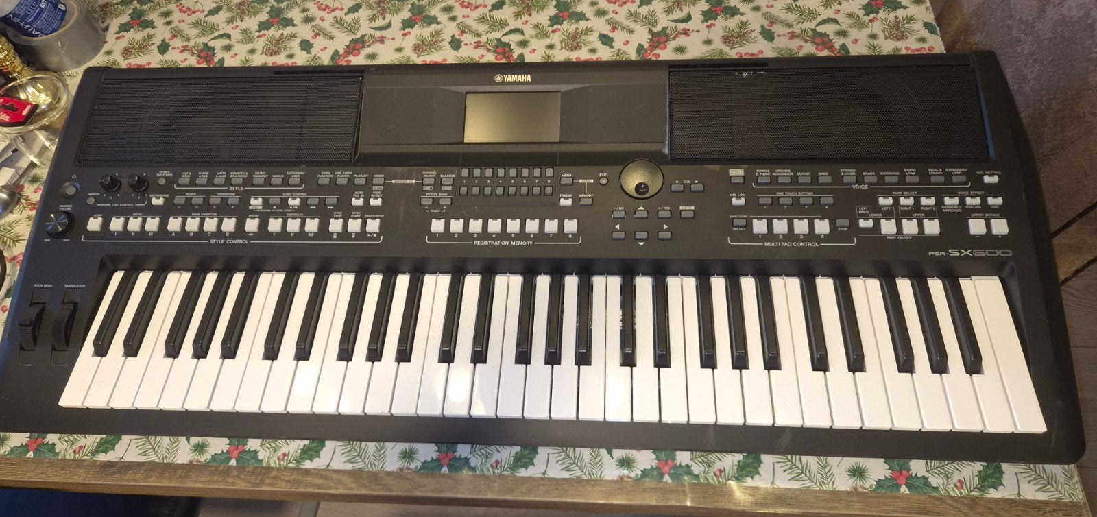 Keyboard Yamaha PSR sx 600, Muziek en Instrumenten, Ophalen, 61 toetsen, Yamaha, Zo goed als nieuw