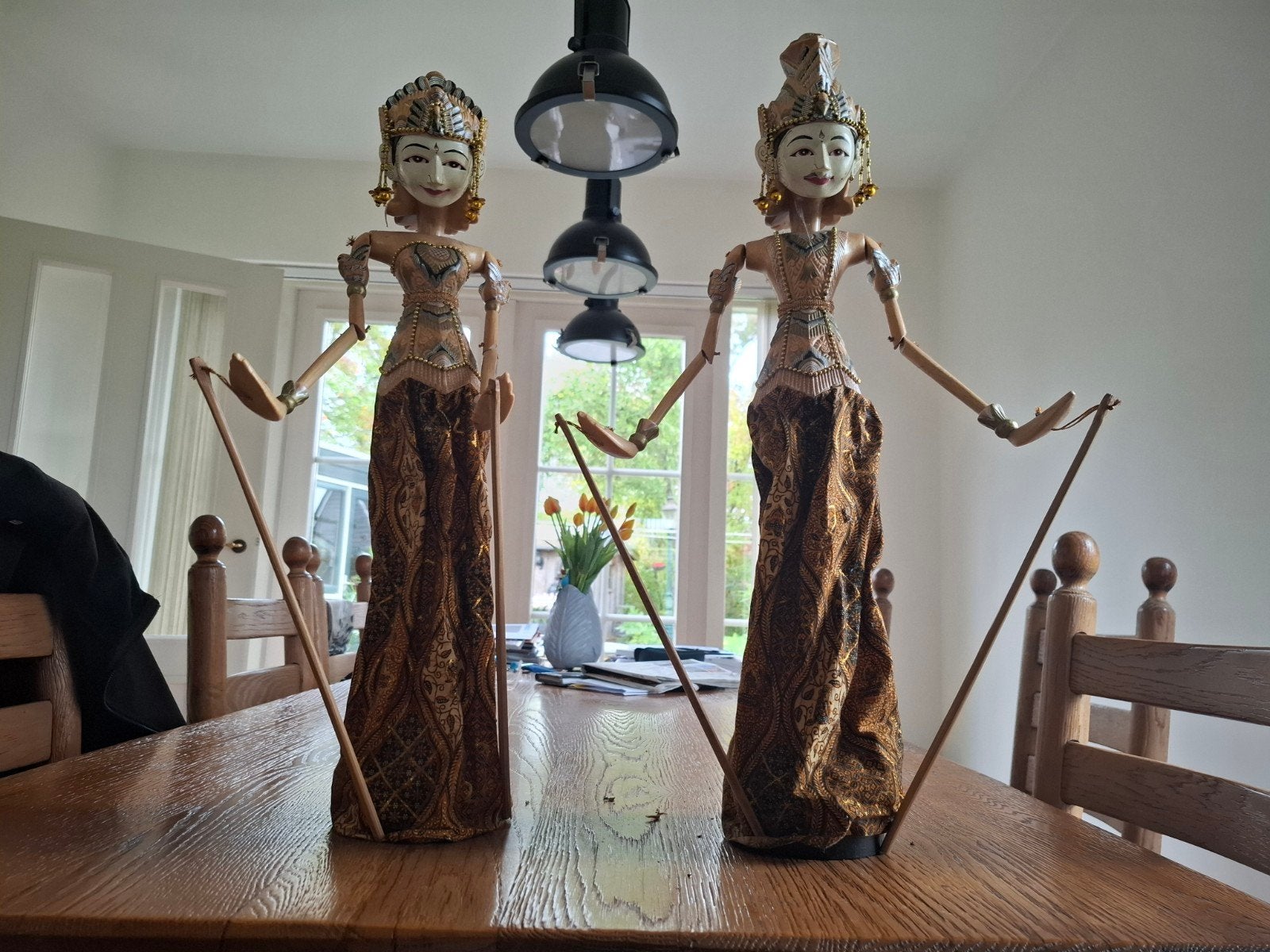 Set van 2 Indonesische Wayang Golek poppen, Verzamelen, Ophalen