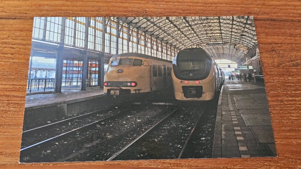 Foto TREIN Nederlandse Spoorwegen VIRM Dubbeldekker Mat 64, Verzenden, Gebruikt, Trein, Overige typen