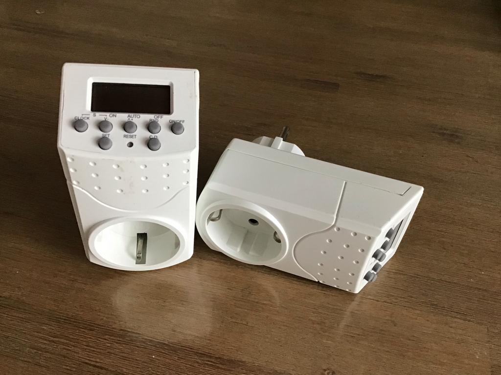 2x digitale Tijdklok Schakelaar - Digitaal, Ophalen of Verzenden, Gebruikt