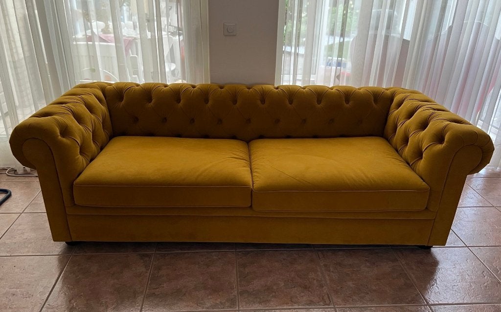 Mooie bank / sofa, Huis en Inrichting, Ophalen, 75 tot 100 cm, Zo goed als nieuw, Stof