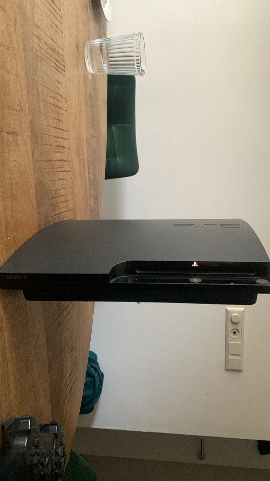 PlayStation 3 Slim met controller en kabels, Gebruikt, Met 1 controller, Slim, Met harde schijf