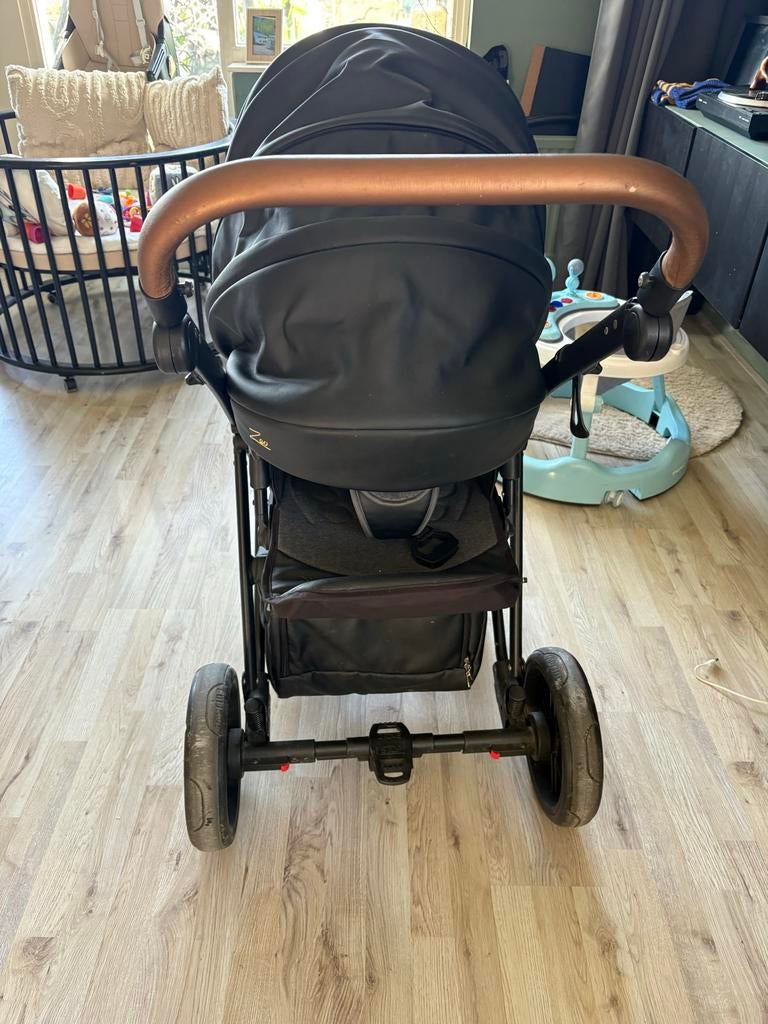 3-in-1 Kinderwagen Zeo met Maxi-Cosi en accessoires, Gebruikt, Combiwagen, Met autostoeltje, Ophalen