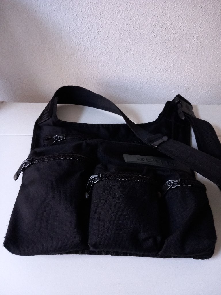 Tas heren merk Diesel, Sieraden, Tassen en Uiterlijk, Tassen | Schoudertassen, Ophalen, Gebruikt, Zwart