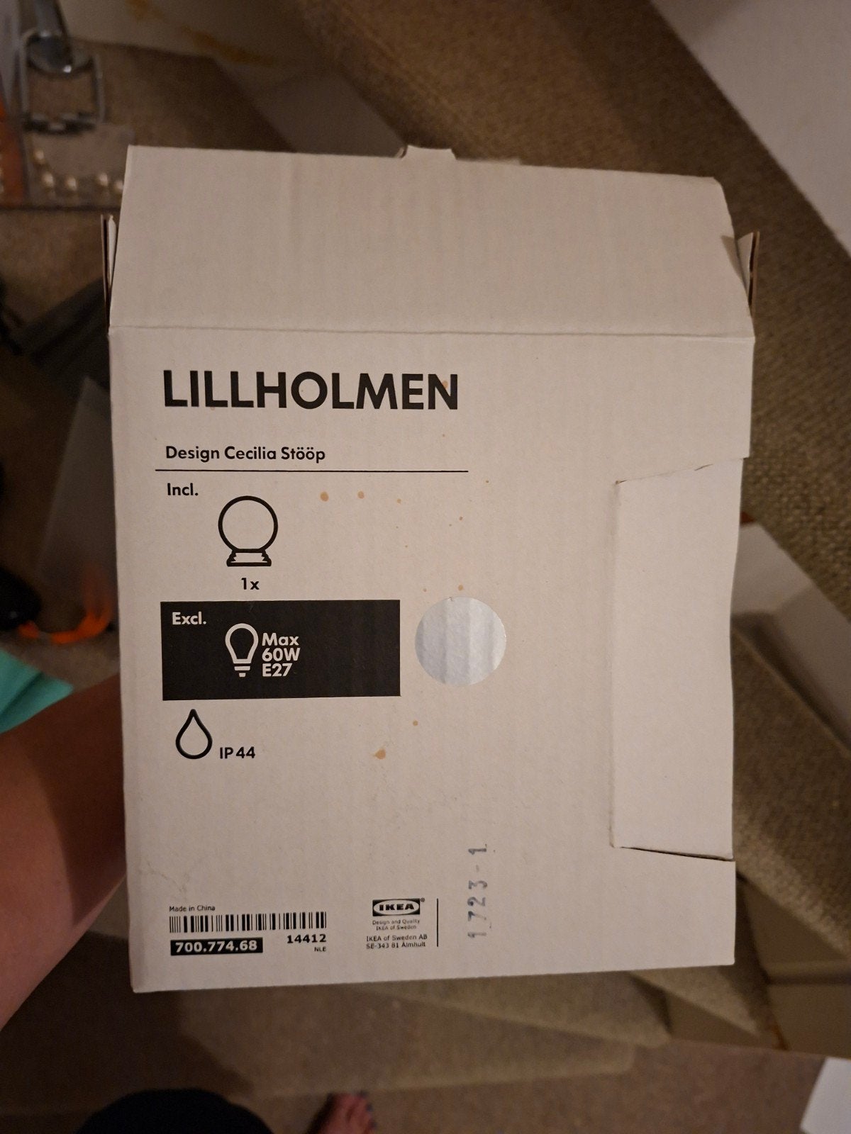 IKEA LILLHOLMEN Plafondlamp - Nieuw in doos, Huis en Inrichting, Nieuw, Plafondlamp, IKEA, E27 (groot)