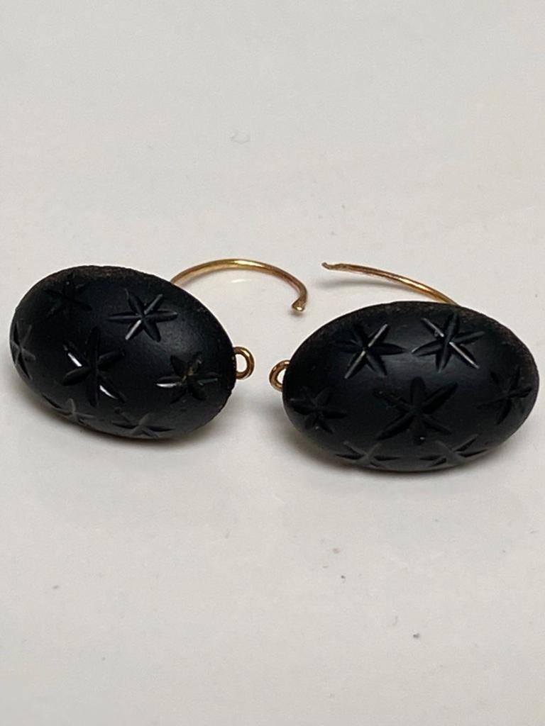 Victoriaanse geel gouden oorbellen 750, Sieraden, Tassen en Uiterlijk, Antieke sieraden, Verzenden, Goud, Oorbellen