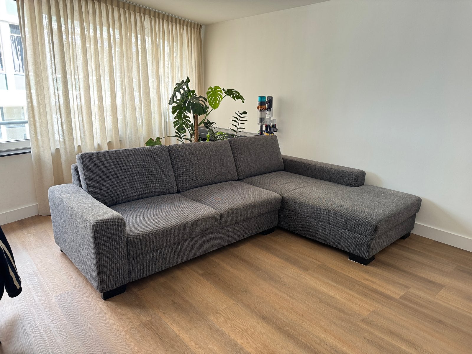 Ikea Sorvallen 3-zits bank met opbergruimte en nekkussens, Ophalen, Gebruikt, 100 tot 125 cm, Hoekbank