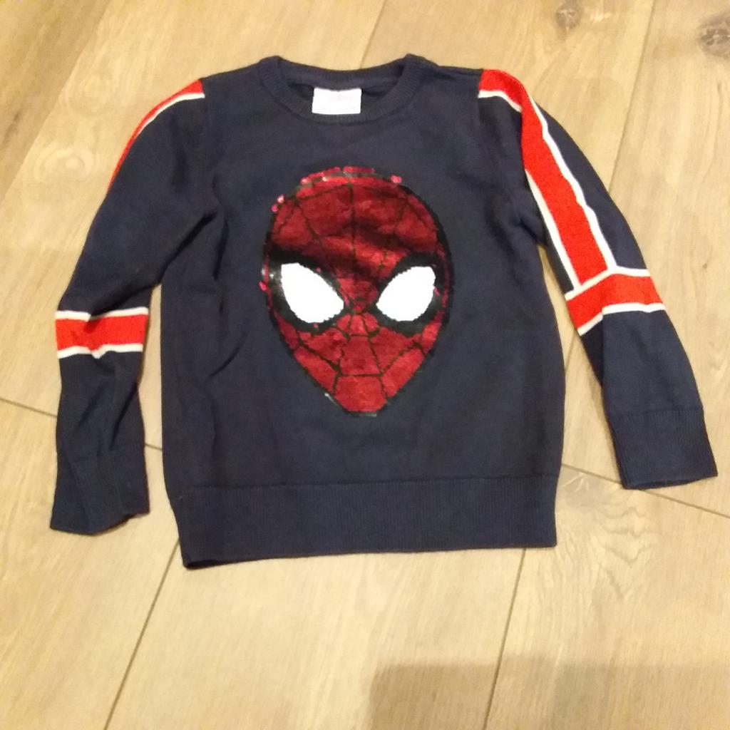 Trui spiderman, Ophalen of Verzenden, Zo goed als nieuw, Jongen, Trui of Vest