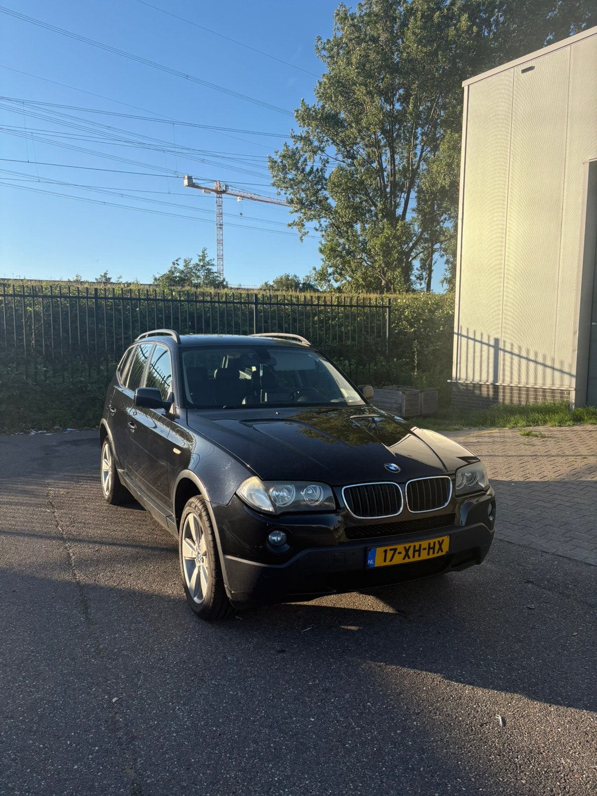 BMW X3 2.0 I 2007 Zwart, Auto's, 1995 cc, 4 cilinders, Zwart, Handgeschakeld