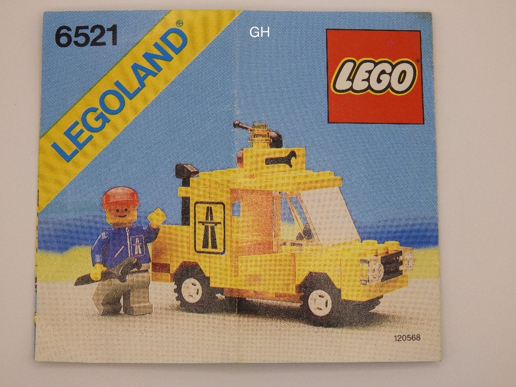 Lego 6521 Vintage Emergency Repair Truck, Compleet, Gebruikt, Lego, Ophalen of Verzenden