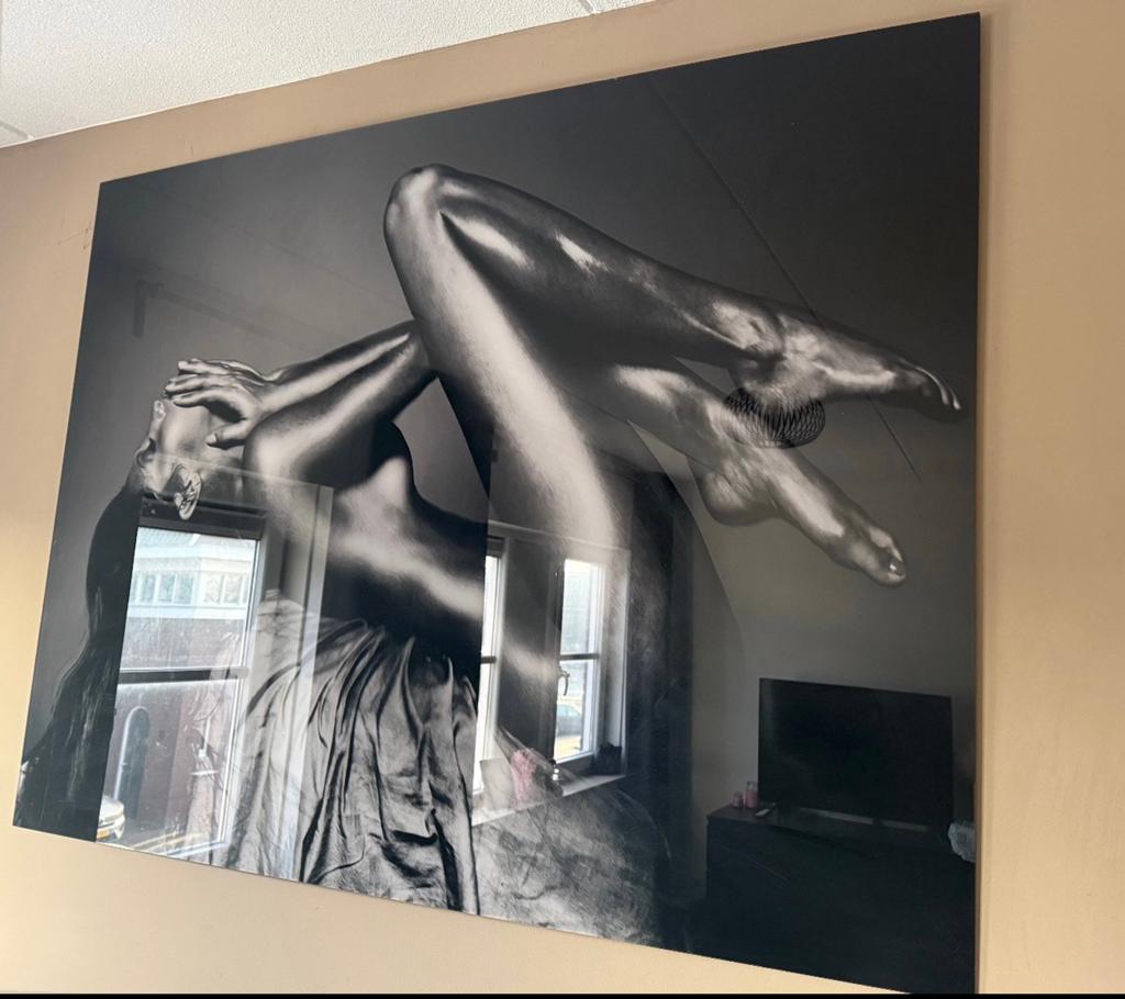 Plexiglas schilderij, Ophalen