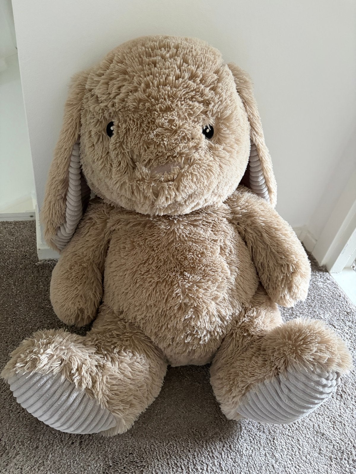 Groot knuffel konijn - Zo goed als nieuw, Kinderen en Baby's, Konijn, Ophalen of Verzenden, Zo goed als nieuw, Middelgroot (20 tot 80 cm)