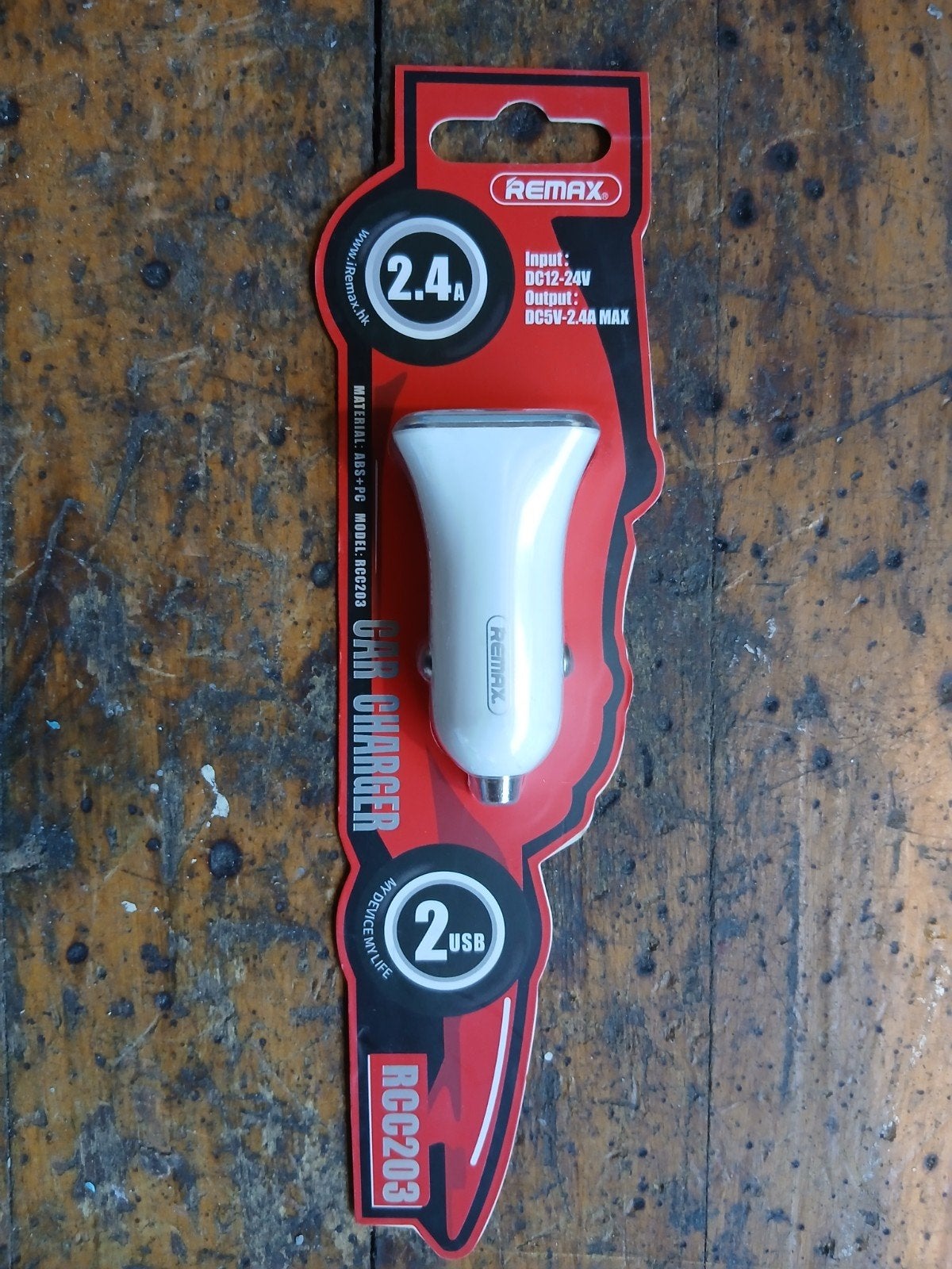 Remax RCC203 Autolader 2.4A met 2 USB-poorten, Remax, Onbekend, Nieuw, Ophalen of Verzenden