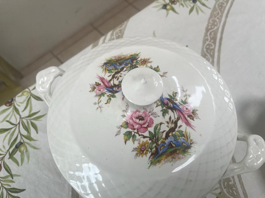 Set van 2 Royal Tunstall Staffordshire terrines, Antiek en Kunst, Antiek | Servies los, Ophalen of Verzenden