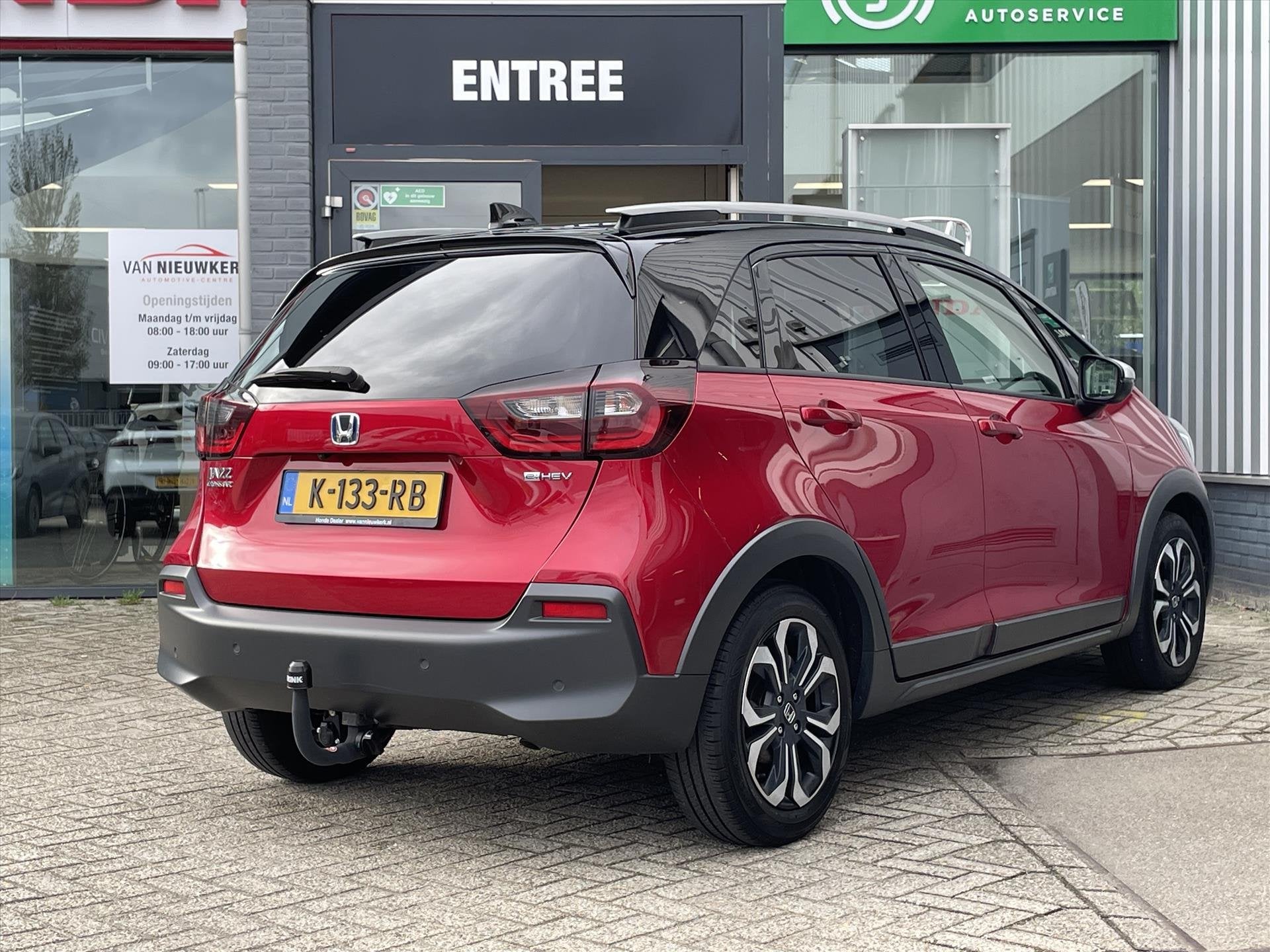 HONDA Jazz 1.5 e:HEV Hybrid Automaat Crosstar | Trekhaak | C, Auto's, Stof, 4 cilinders, Origineel Nederlands, Bedrijf