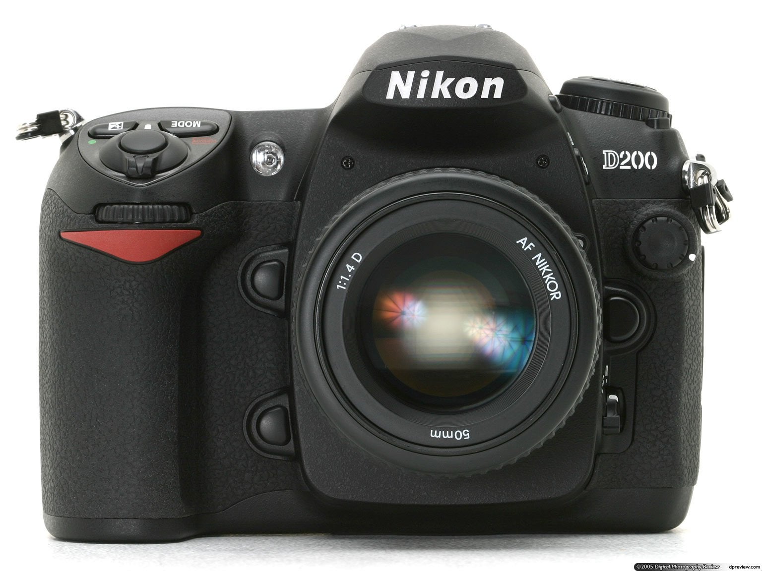 Nikon D200 met 50mm en 18-200mm lens, Gebruikt, Spiegelreflex, Bodydop, 10 megapixels