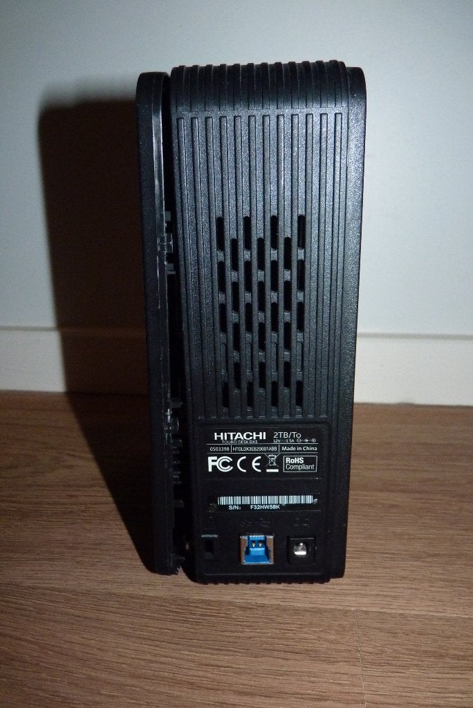 2x Hitachi externe harde schijf behuizing USB 3.0, Ophalen, Gebruikt, HDD, 3.5 inch