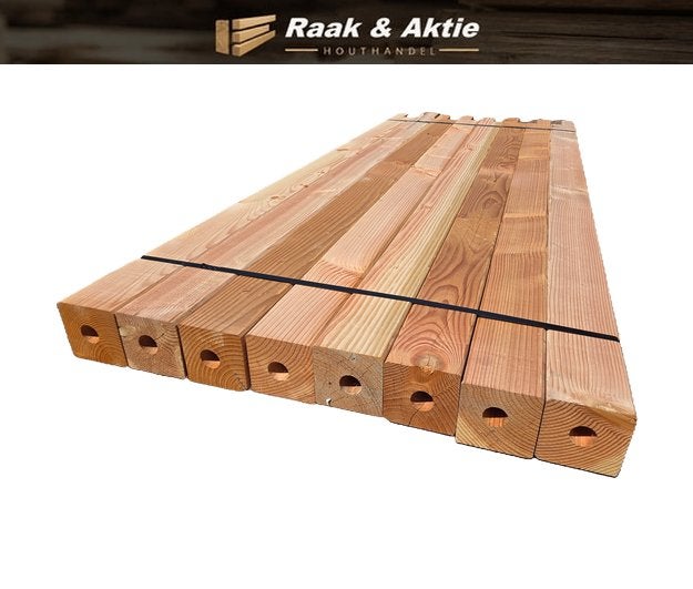 8 Douglas palen / balken 12x12 cm 2.20 meter lang - nr: TB5, Ophalen, Nieuw, 180 tot 250 cm, Overige typen