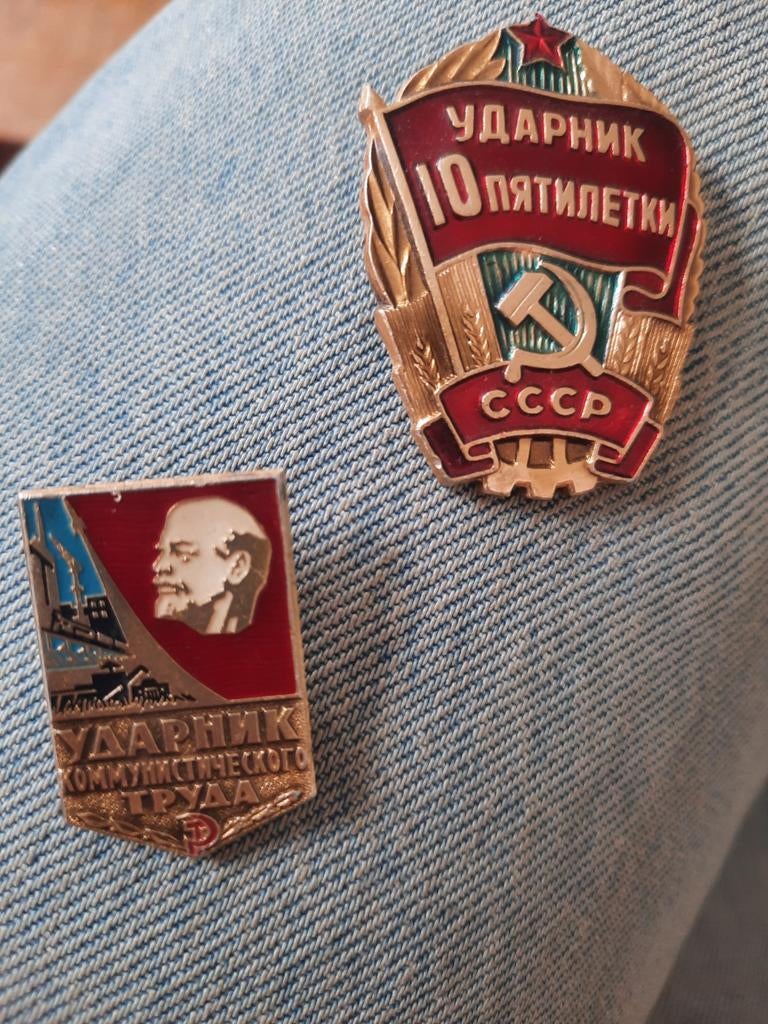 Vintage USSR/CCCP Speldjes, Verzamelen, Speldjes, Pins en Buttons, Ophalen of Verzenden, Gebruikt