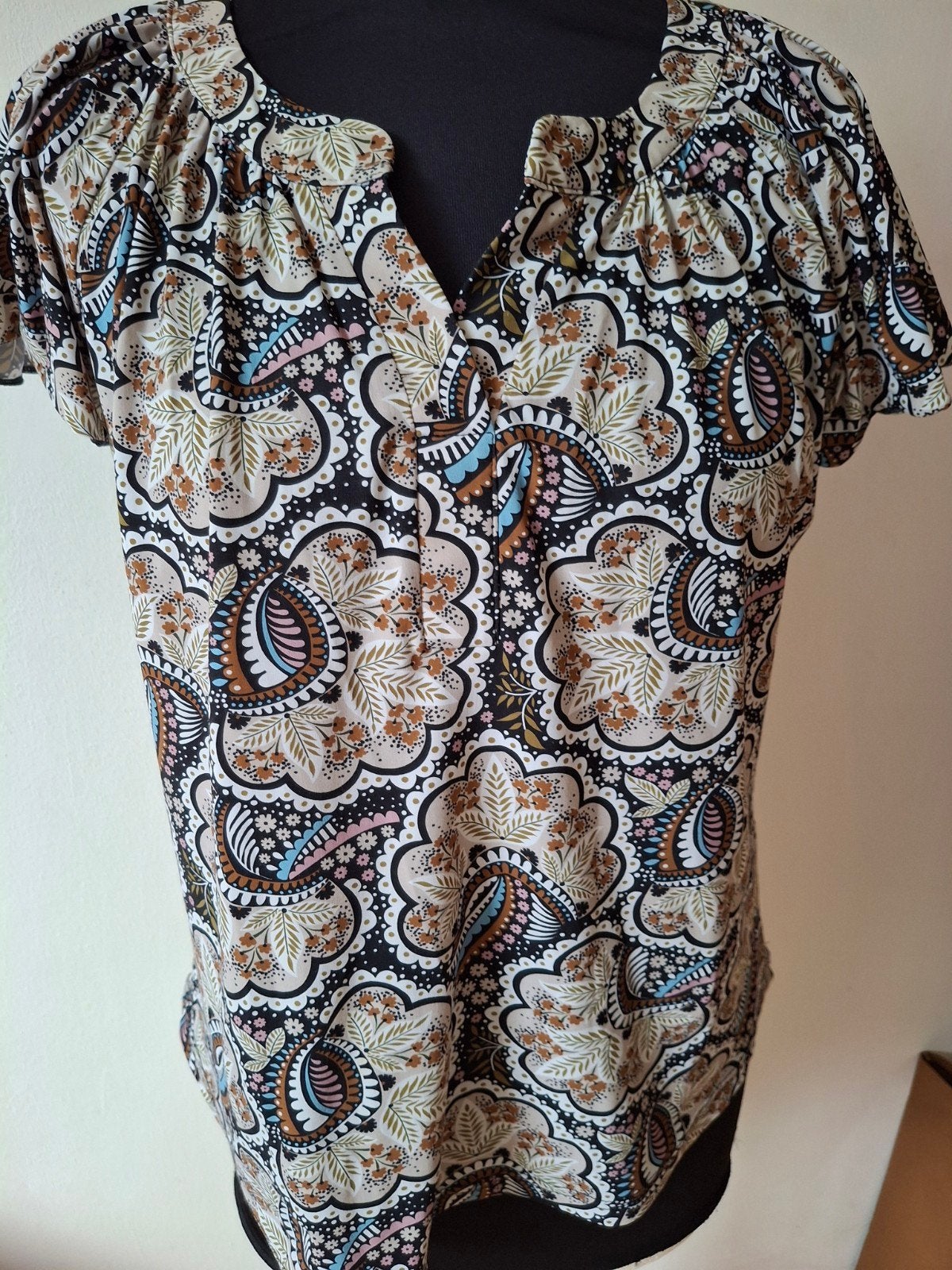 Studio Anneloes travelstof shirt, Ophalen of Verzenden, Zo goed als nieuw, Maat 38/40 (M), Korte mouw