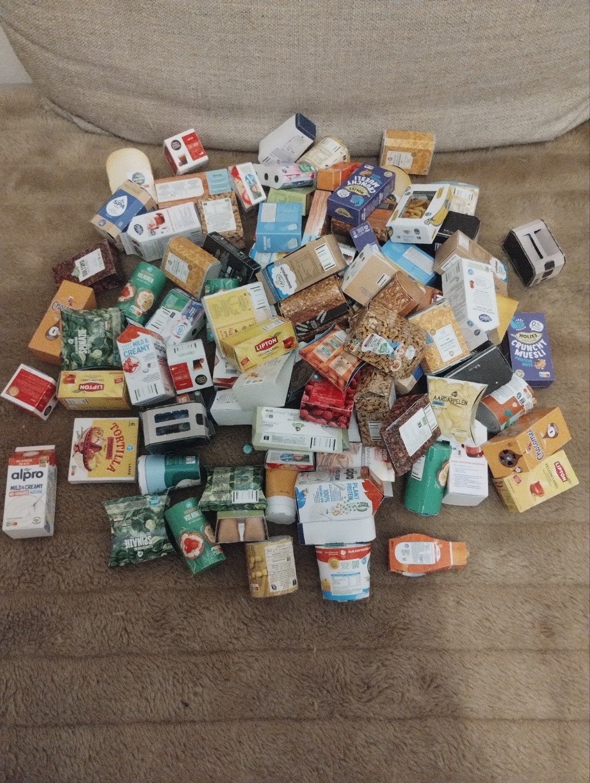 AH mini boodschappen (plm. 100), Ophalen of Verzenden, Zegels, Bonnen of Punten