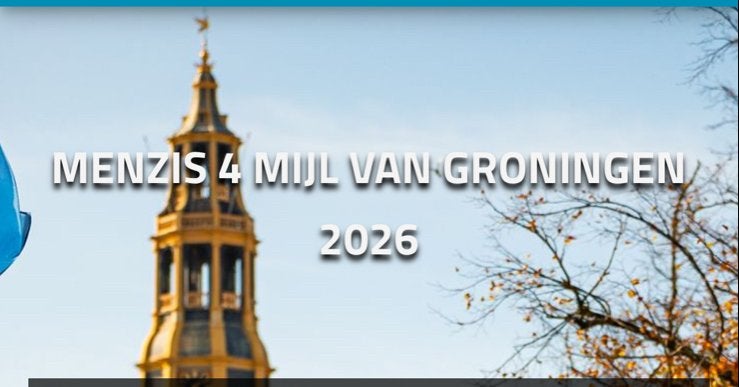 Startbewijs voor 4 mijl Groningen, Eén persoon, Oktober