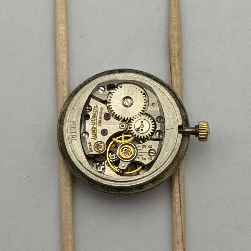 Jaeger-LeCoultre handopwindbaar uurwerk + dial & hands, Sieraden, Tassen en Uiterlijk, Horloges | Antiek, Overige merken, Staal