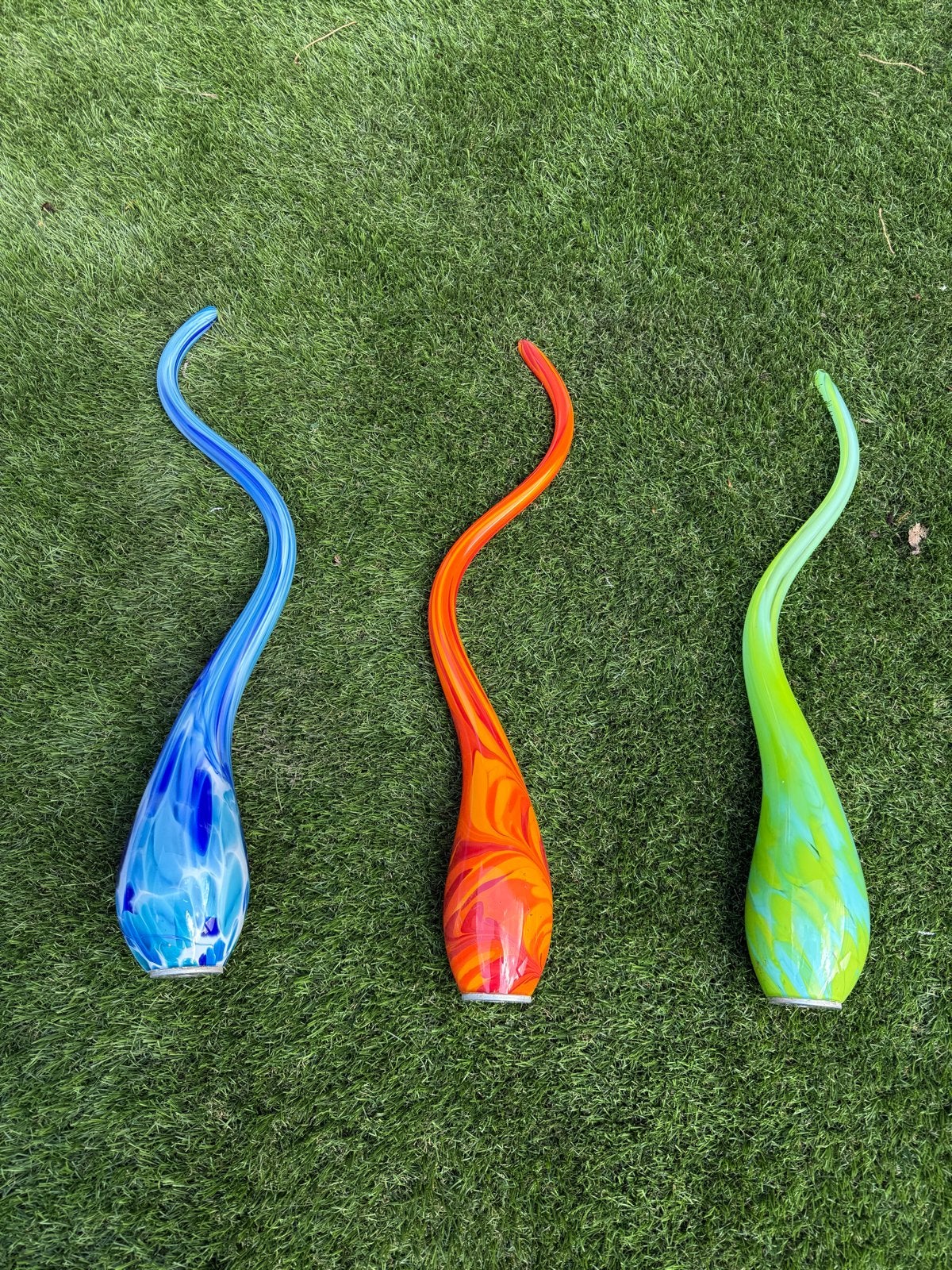 Glazen Tuinkunst - Kleurrijke Decoratie voor Buiten, Ophalen, Nieuw, Overige materialen, Abstract beeld