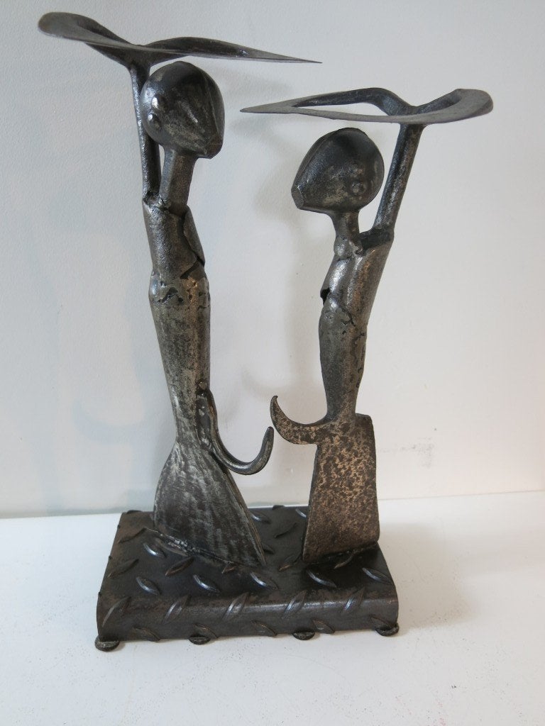 Metalen sculptuur Willy Segers 2001, Ophalen of Verzenden