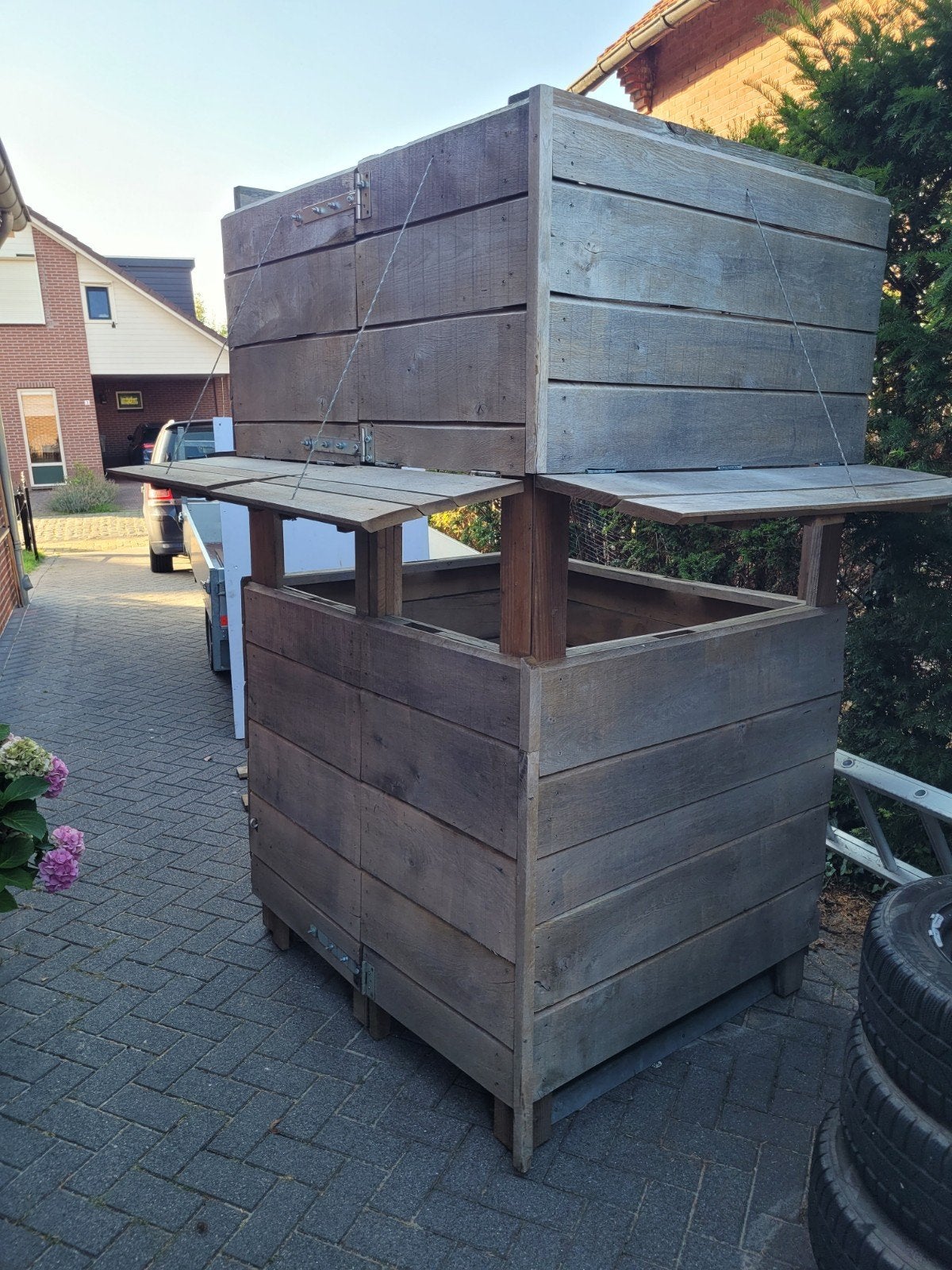 robuuste kansel. gemaakt van eiken  met metalen frame, Hobby en Vrije tijd, Overige Hobby en Vrije tijd, Ophalen, Nieuw